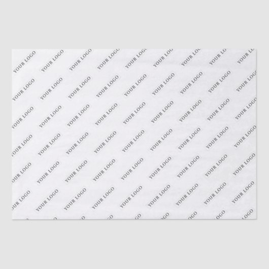 シンプルカスタムミニマルBusinessロゴ 薄葉紙 (正面)