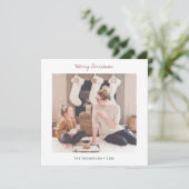 シンプルカスタムモダンテンプレート シーズンカード (スタンド正面)