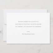 シンプルカスタムモダンフルフォトハッピーホリデイズ シーズンカード (裏面)