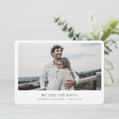 シンプルカスタムモダン写真エロペメン結婚ズ 案内状 (スタンド正面)