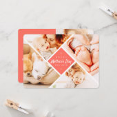 シンプルカスタムモダン写真母の日 カード (正面/裏面インサイチュ)