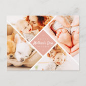シンプルカスタムモダン写真母の日 ポストカード (正面)