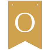 シンプルカスタムモダン名の色おめでとう バンティングフラッグ (第2の旗)