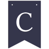 シンプルカスタムモダン名の色おめでとう バンティングフラッグ (第1の旗)