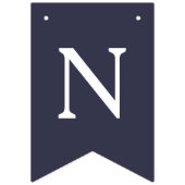 シンプルカスタムモダン名の色おめでとう バンティングフラッグ (第3の旗)