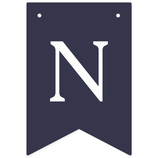 シンプルカスタムモダン名の色おめでとう バンティングフラッグ (第3の旗)