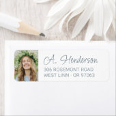 シンプルカスタムモダン差出人住所 ラベル (インサイチュ)