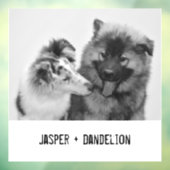 シンプルカスタムモダンPet/People写真 ウィンドウサイン (シート3)