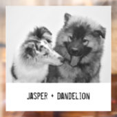 シンプルカスタムモダンPet/People写真 ウィンドウサイン (シート2)