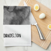 シンプルカスタムモダンPet/People写真 キッチンタオル (四つ折り)