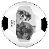 シンプルカスタムモダンPet/People写真 サッカーボール (回転)