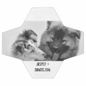 シンプルカスタムモダンPet/People写真 サッカーボール (フラット)