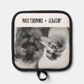 シンプルカスタムモダンPet/People写真 鍋敷き (正面)