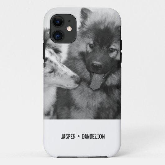 シンプルカスタムモダンPet/People写真 Case-Mate iPhoneケース (裏面)