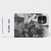 シンプルカスタムモダンPet/People写真 Case-Mate iPhoneケース (裏面(横))