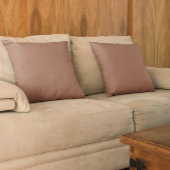 シンプルカスタムモチャブラウン背景 クッション