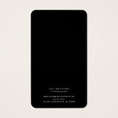 シンプルカスタムロゴイヤリング表示カード (裏面)