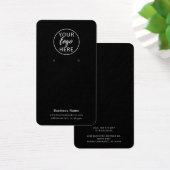 シンプルカスタムロゴイヤリング表示カード (デスク)