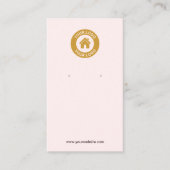 シンプルカスタムロゴジュエリー表示カード 名刺 (正面)