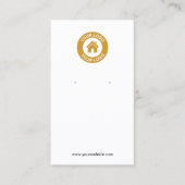 シンプルカスタムロゴジュエリー表示カード 名刺 (正面)