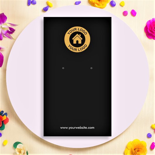 シンプルカスタムロゴジュエリー表示カード 名刺