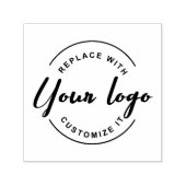 シンプルカスタムロゴテンプレート セルフインキングスタンプ (デザイン)