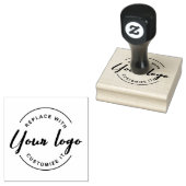 シンプルカスタムロゴテンプレート ラバースタンプ (押印)