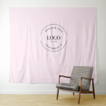 シンプルカスタムロゴバックドロップ会社ブランディング