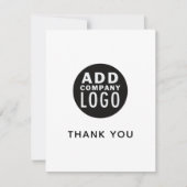 シンプルカスタムロゴビジネス カード (正面)