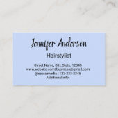 シンプルカスタムロゴ  コーリングカード (裏面)