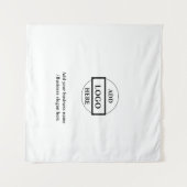 シンプルカスタムロゴ    タペストリー (正面(横))