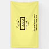 シンプルカスタムロゴ    横断幕 (縦)