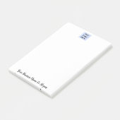 シンプルカスタムロゴSmall Business White ポストイット (アングル)