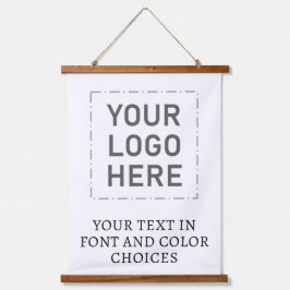 シンプルカスタムロパーソナライズされたゴ 吊り下げ型タペストリー