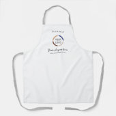 シンプルカスタム会社のロパーソナライズされたゴ エプロン (正面)