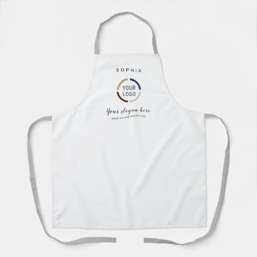 シンプルカスタム会社のロパーソナライズされたゴ エプロン (正面)