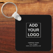 シンプルカスタム会社ロゴ キーホルダー (正面)