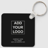 シンプルカスタム会社ロゴ キーホルダー (裏面)