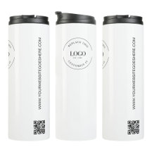 シンプルカスタム会社ロゴQRコードWebサイト