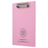 シンプルカスタム光パーソナライズされたピンク クリップボード (左)