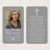 シンプルカスタム写真積層記念カード (正面&裏面)