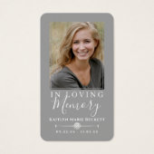 シンプルカスタム写真積層記念カード (正面)