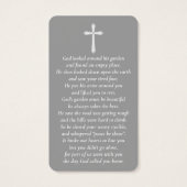 シンプルカスタム写真積層記念カード (裏面)