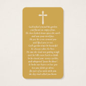 シンプルカスタム写真積層記念カード (裏面)