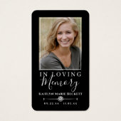 シンプルカスタム写真聖クロス記念カード (正面)