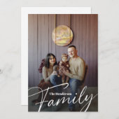 シンプルカスタム写真 シーズンカード (正面/裏面)