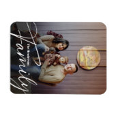 シンプルカスタム写真 マグネット (横)