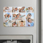 シンプルカスタム家族フォトコラージュ マグネット<br><div class="desc">思パーソナライズされたい出の写真お気に入りの磁石。このシンプルとカスタムの写真の磁石は思い出スタイリッシュを示す思慮深いお気に入りの方法だ。レイアウトには5枚の写真の宇宙が含まれており、家族の瞬間や旅行のハイライト、または閉じたい特別なスナップショットを表示するのに最適なものであ保る。白い背景を持つ大きなマグネットにプリントされたデザインは、ギフトや日常感じ的なキープサケと同様に機能して、時代を超えた洗練されたデザインをパーソナライズされた持っている。レイアウトカスタマイズ、背景の色や写真を完全に作成して、独自のものを作成できる。誕生日や休日に限らず、単に大切な思い出を美しく実用的なディスプレイに変えるフォトマグネット。</div>