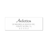 シンプルカスタム差出人住所04. セルフインキングスタンプ (デザイン)