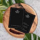 シンプルカスタム店舗ロゴジュエリー表示カード 名刺